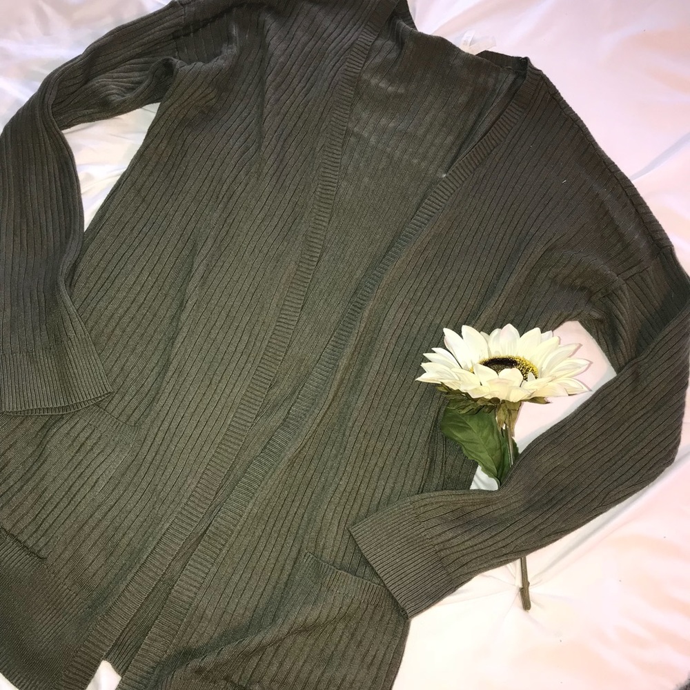 Navy Green sweater/cardigan